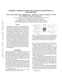 SongEditor: Adapting Zero-Shot Song Generation Language Model as a Multi-Task Editor