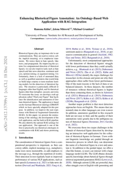 Enhancing Rhetorical Figure Annotation: An Ontology-Based Web
  Application with RAG Integration