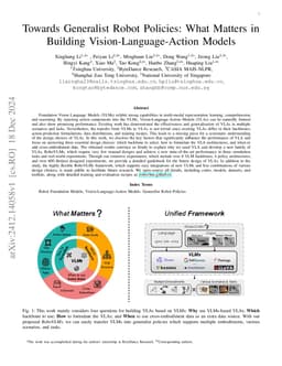 Towards Generalist Robot Policies: What Matters in Building
  Vision-Language-Action Models