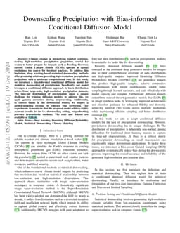 Downscaling Precipitation with Bias-informed Conditional Diffusion Model