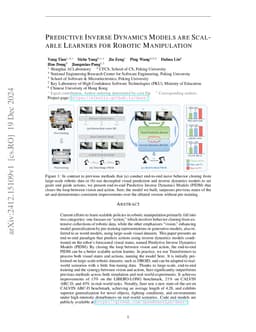 Predictive Inverse Dynamics Models are Scalable Learners for Robotic
  Manipulation