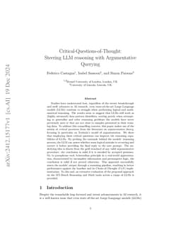 Critical-Questions-of-Thought: Steering LLM reasoning with Argumentative
  Querying