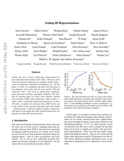 Scaling 4D Representations