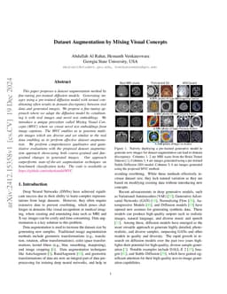 Dataset Augmentation by Mixing Visual Concepts