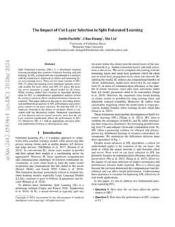 The Impact of Cut Layer Selection in Split Federated Learning