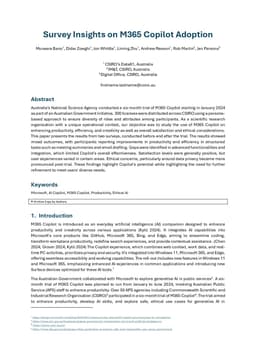 Survey Insights on M365 Copilot Adoption