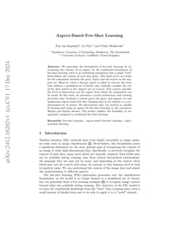 Aspect-Based Few-Shot Learning