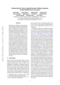 HammerBench: Fine-Grained Function-Calling Evaluation in Real Mobile Device Scenarios