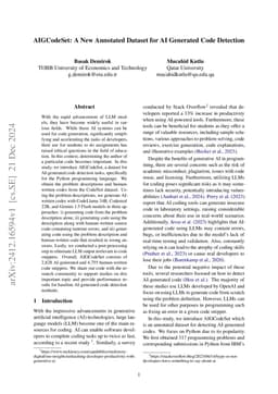 AIGCodeSet: A New Annotated Dataset for AI Generated Code Detection