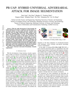 PB-UAP: Hybrid Universal Adversarial Attack For Image Segmentation
