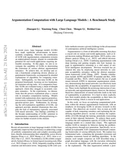 Argumentation Computation with Large Language Models : A Benchmark Study