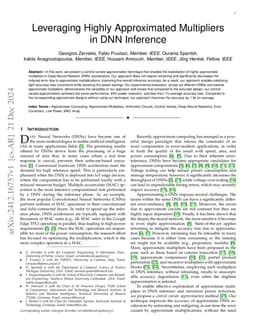 Leveraging Highly Approximated Multipliers in DNN Inference