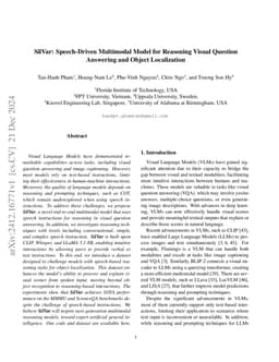 SilVar: Speech Driven Multimodal Model for Reasoning Visual Question
  Answering and Object Localization