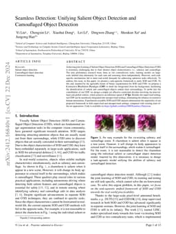Seamless Detection: Unifying Salient Object Detection and Camouflaged
  Object Detection