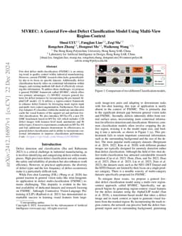 MVREC: A General Few-shot Defect Classification Model Using Multi-View Region-Context