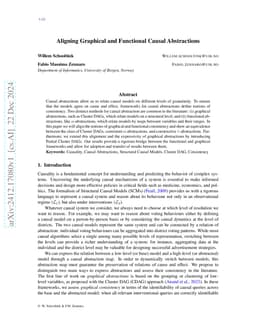 Aligning Graphical and Functional Causal Abstractions