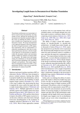 Investigating Length Issues in Document-level Machine Translation