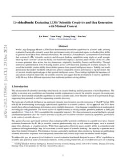 LiveIdeaBench: Evaluating LLMs' Divergent Thinking for Scientific Idea Generation with Minimal Context