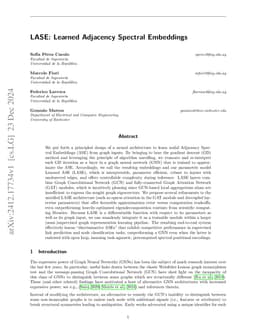 LASE: Learned Adjacency Spectral Embeddings