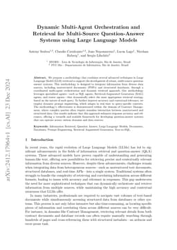 Dynamic Multi-Agent Orchestration and Retrieval for Multi-Source
  Question-Answer Systems using Large Language Models