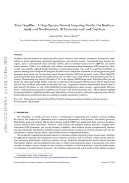 Point-DeepONet: A Deep Operator Network Integrating PointNet for
  Nonlinear Analysis of Non-Parametric 3D Geometries and Load Conditions