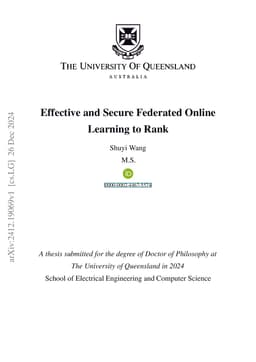 Effective and secure federated online learning to rank