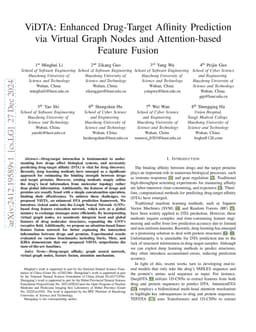 ViDTA: Enhanced Drug-Target Affinity Prediction via Virtual Graph Nodes
  and Attention-based Feature Fusion