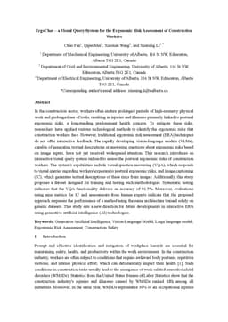 ErgoChat: a Visual Query System for the Ergonomic Risk Assessment of Construction Workers