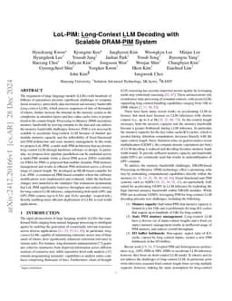 LoL-PIM: Long-Context LLM Decoding with Scalable DRAM-PIM System