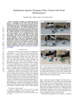 Embodiment-Agnostic Navigation Policy Trained with Visual Demonstrations