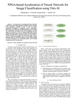 FPGA-based Acceleration of Neural Network for Image Classification using Vitis AI