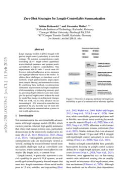 Zero-Shot Strategies for Length-Controllable Summarization