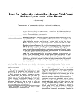 Beyond Text: Implementing Multimodal Large Language Model-Powered Multi-Agent Systems Using a No-Code Platform