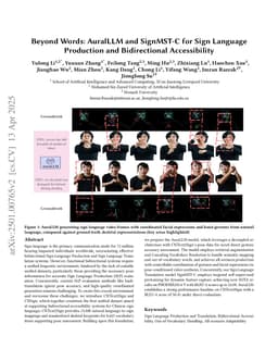 Beyond Words: AuralLLM and SignMST-C for Sign Language Production and Bidirectional Accessibility