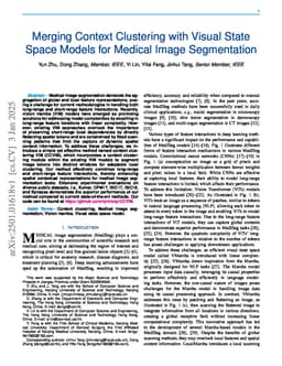 Merging Context Clustering with Visual State Space Models for Medical Image Segmentation