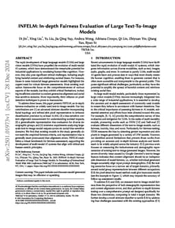 INFELM: In-depth Fairness Evaluation of Large Text-To-Image Models