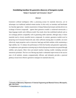 Establishing baselines for generative discovery of inorganic crystals
