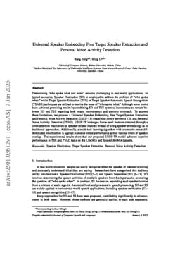 Universal Speaker Embedding Free Target Speaker Extraction and Personal Voice Activity Detection