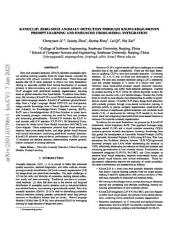 KAnoCLIP: Zero-Shot Anomaly Detection through Knowledge-Driven Prompt Learning and Enhanced Cross-Modal Integration