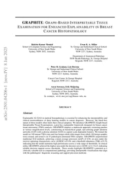 GRAPHITE: Graph-Based Interpretable Tissue Examination for Enhanced Explainability in Breast Cancer Histopathology