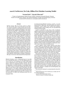 asanAI: In-Browser, No-Code, Offline-First Machine Learning Toolkit