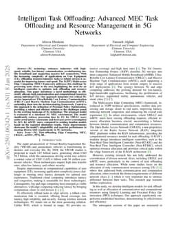 Intelligent Task Offloading: Advanced MEC Task Offloading and Resource Management in 5G Networks