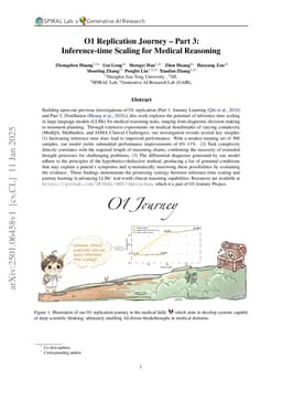 O1 Replication Journey -- Part 3: Inference-time Scaling for Medical Reasoning