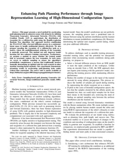 Enhancing Path Planning Performance through Image Representation Learning of High-Dimensional Configuration Spaces