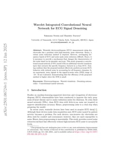 Wavelet Integrated Convolutional Neural Network for ECG Signal Denoising