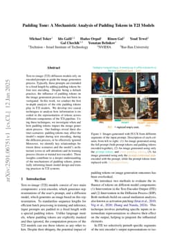Padding Tone: A Mechanistic Analysis of Padding Tokens in T2I Models