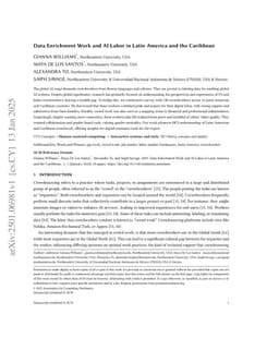 Data Enrichment Work and AI Labor in Latin America and the Caribbean