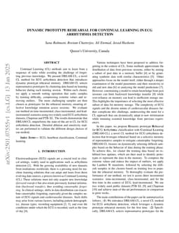 Dynamic Prototype Rehearsal for Continual Learning in ECG Arrhythmia Detection
