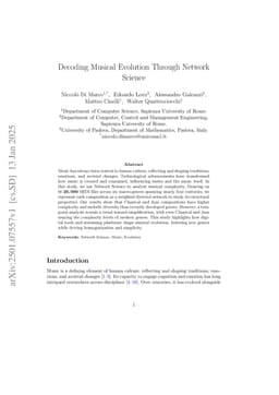 Decoding Musical Evolution Through Network Science