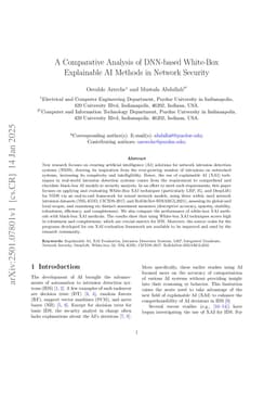 A Comparative Analysis of DNN-based White-Box Explainable AI Methods in Network Security